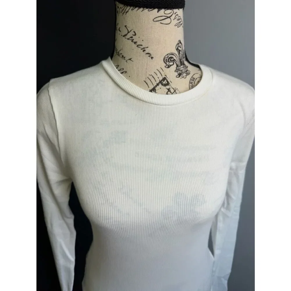 J.Crew Perfect rib long-sleeve T-shirt NWT Size S